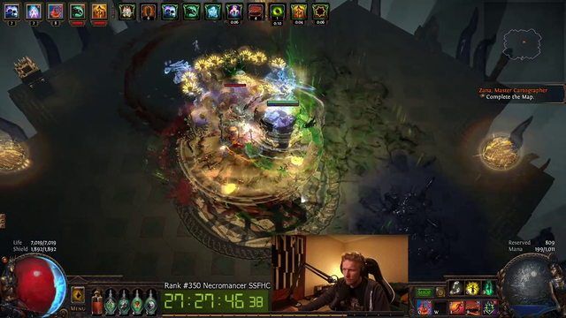 Quin Vs Boss with 27 Hours Hardcore Character