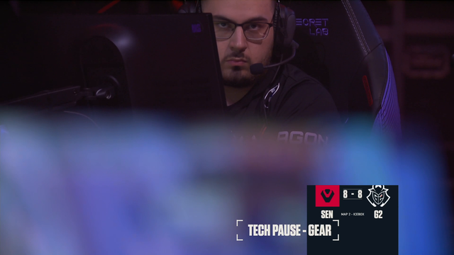 VCT Cameraman gets an interesting shot during Tech Pause