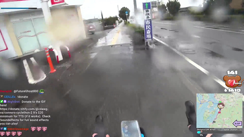 CDawgVA Fell Off during Day 4 of the Cyclethon