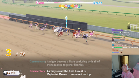 Lilypichu gets first place with worst horsegirl in clutch moment. Gets emotional. Also unlocks best song.