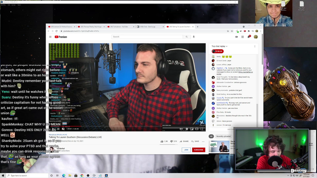 Destiny imitating a reddit user