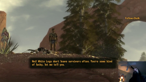 Aris meets a Native American tribe