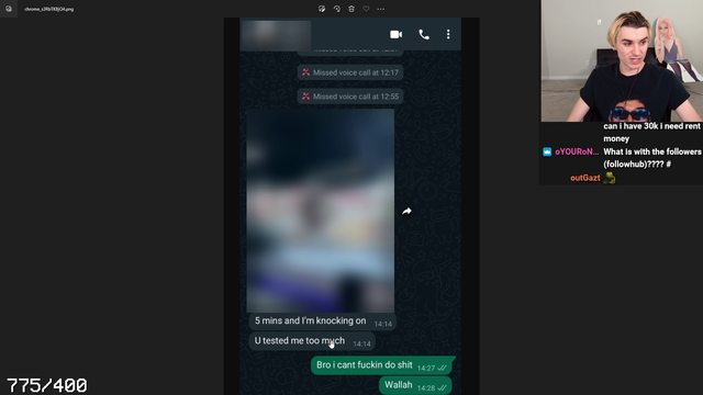 Sliker was pretending his life was in danger to scam even more than $28k out of lukeafk