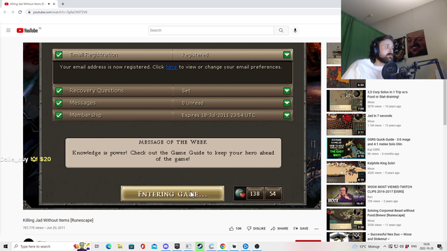 Typical day in Forsen's stream