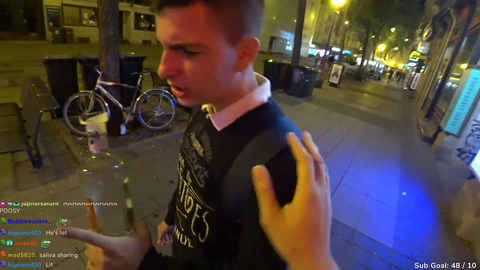 American streamer visits Croatia