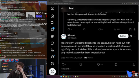 Destiny Responds to Pokimane, Saying Revisiting the Controversy Publicly Only Draws More Attention to It