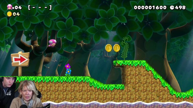GrandPooBear's mom, who has never played Mario before: "I'm speedrunning!"