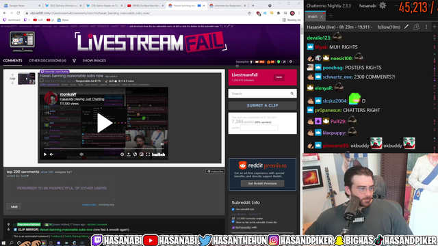 Hasan's response