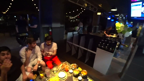Twitch is covering the bill for Soda, Russell and friend's dinner