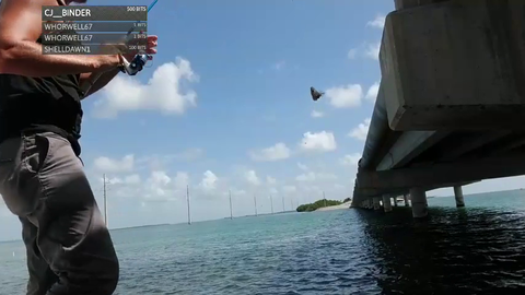 Alec catches a head