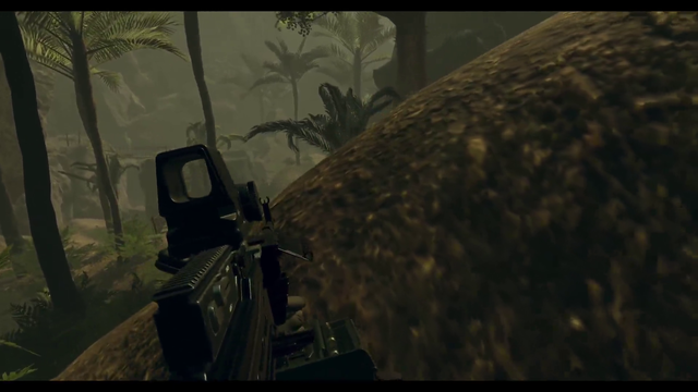 U.S. troops first firefight with vietcong (colorized)