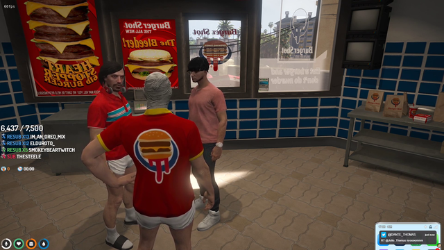 #FreeTheBalls - Just your normal Burger Shot Backroom Convo