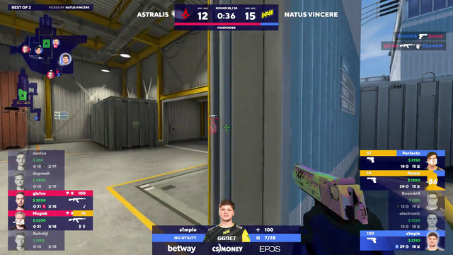 Insane Last Round NaVi VS Astralis