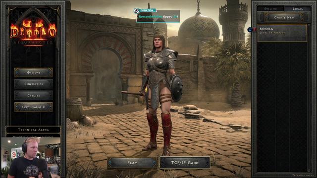 Quin tests out controller controls for diablo 2