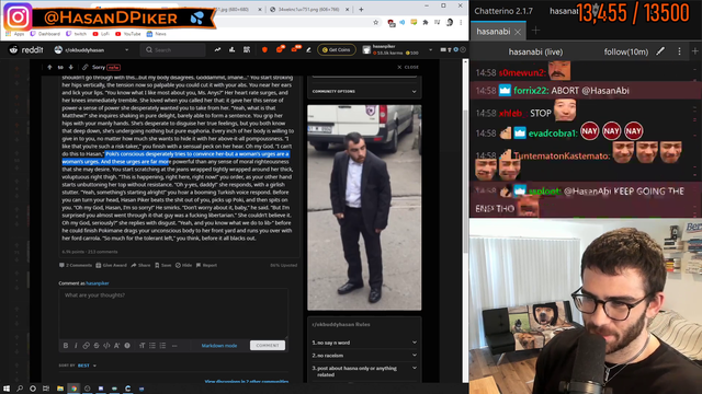 Hasan reads a Poki copypasta that features him