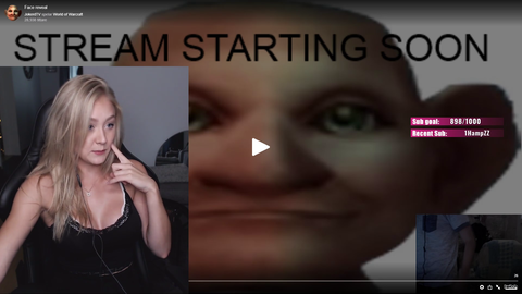 Kandyland sees JokerdTVs face. White knights are fast to react.