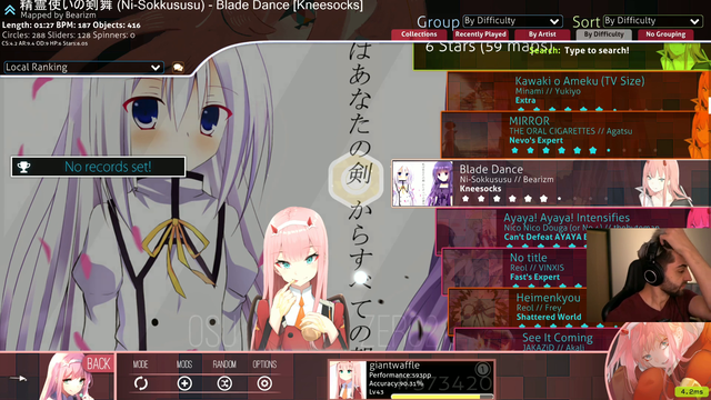 Giant Waffle Deletes Ayaya from Osu Maps