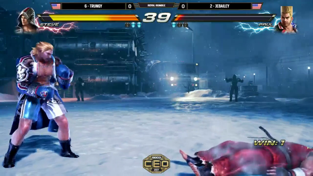 JeBaited gets eliminated by killing himself in Tekken Championship
