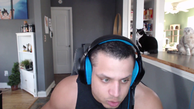 Tyler1's cat Nelson throws a sucker punch