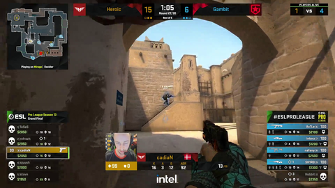 Cadian with the play of a lifetime to win grand final csgo pro league