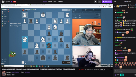 Two GMs discussing chess