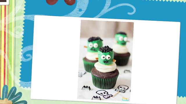 Henry's Scary Frankenstein Cupcakes