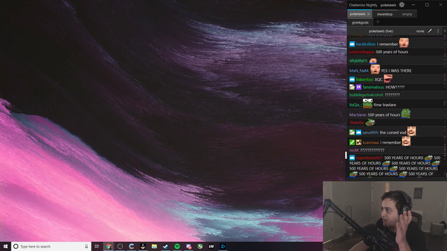poke recalls how he used to end stream