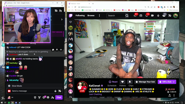 W Community argument is that Poki and Hasan are good people and voice their opinions?