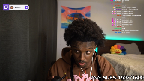 He accidentally leaked his bald spot on stream 😭😭