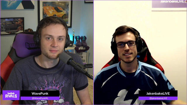 Jake says a prayer for chat on Twitch Rivals