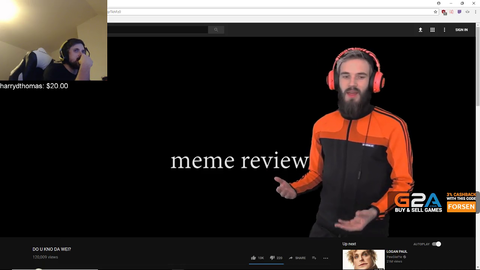 Pewdiepie slips up again