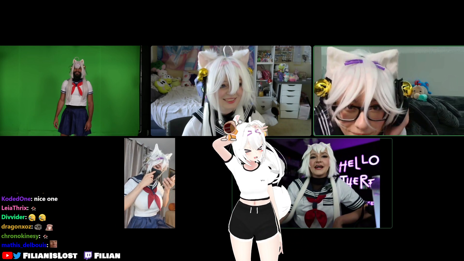 Filian cosplayer pulls off Filian’s iconic flip perfectly
