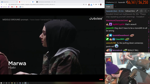 Hasan Realizes He's Been Racially Profiled