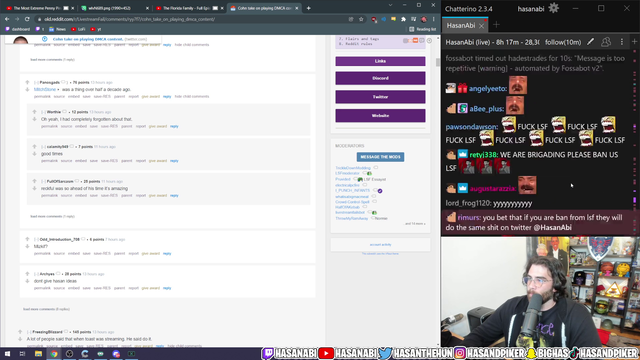 please ban mentions of hasan off of LSF. his mental health is being affected by the harassment from this sub.