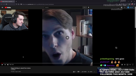 Jawsh gets a personalized birthday message