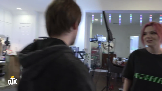 Erobb is hiding in the bathroom.