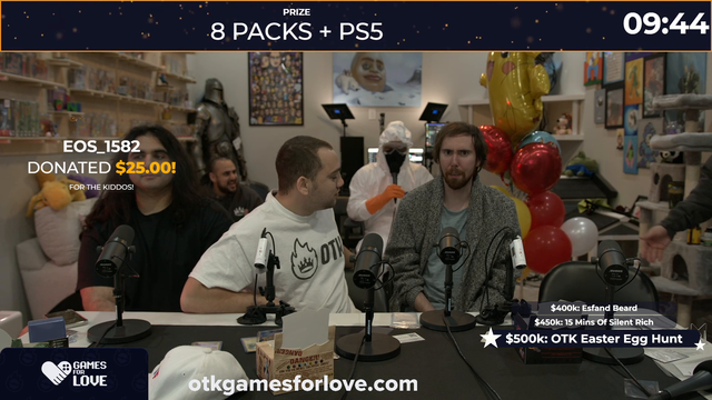 control yourself. its a charity stream LULW
