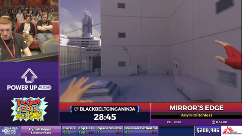 [SGDQ] Annoying guy on couch won't stay quiet about it not being a Glitchless run. Proceeds to be "ignored"