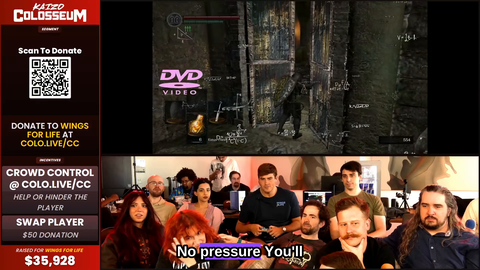 Wings for Life Quadriplegic Ambassador First Tries Dark Souls Boss (Hitless)