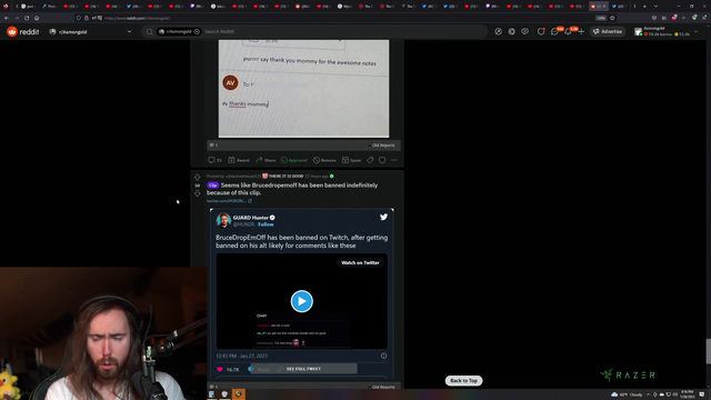 Asmon on Bruce's ban