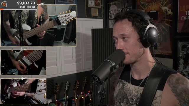 Matt Heafy (Trivum) absolutely shreds Doom theme live