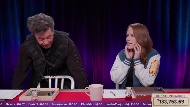 Stephen Colbert shows everyone his LOTR sword collection (Benefit Red Nose Day)