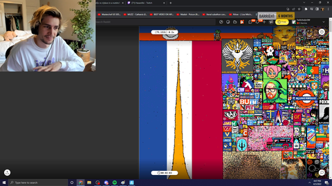 XQC - Frenchmen Hears the Word "Surrender"