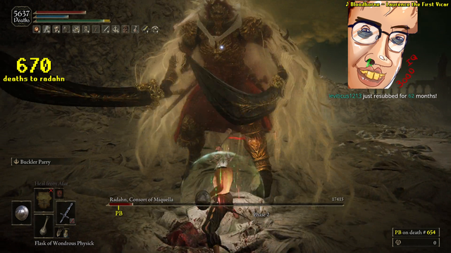 After 5637 Deaths, MOONMOON Finally Beats Elden Ring. Level 1, No Scadu
