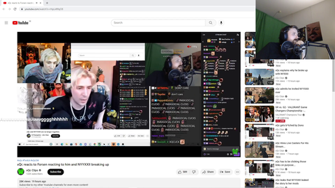 Just the daily forsen reacts to xqc react to forsen react to xqc