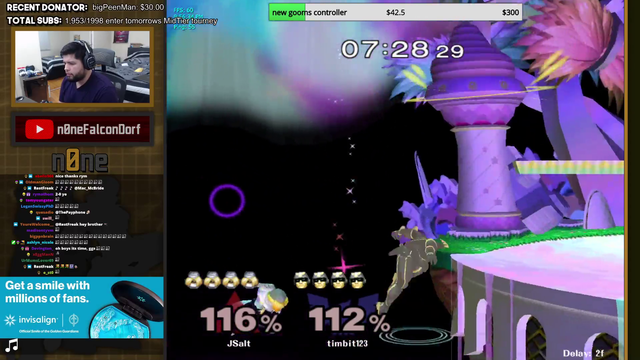 n0ne hits the knee on beat