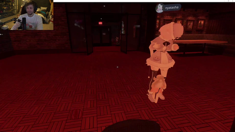 This is how VTubers interact with each other in VRChat