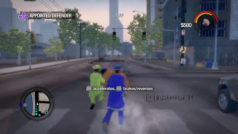 Jerma escapes from the crazed citizens of Saints Row