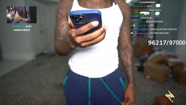 Kai reveals how much he made on tiktok live after doing the npc trend for an hour
