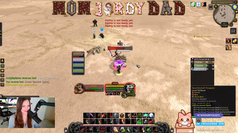 MamaFae preparing the kids for raid